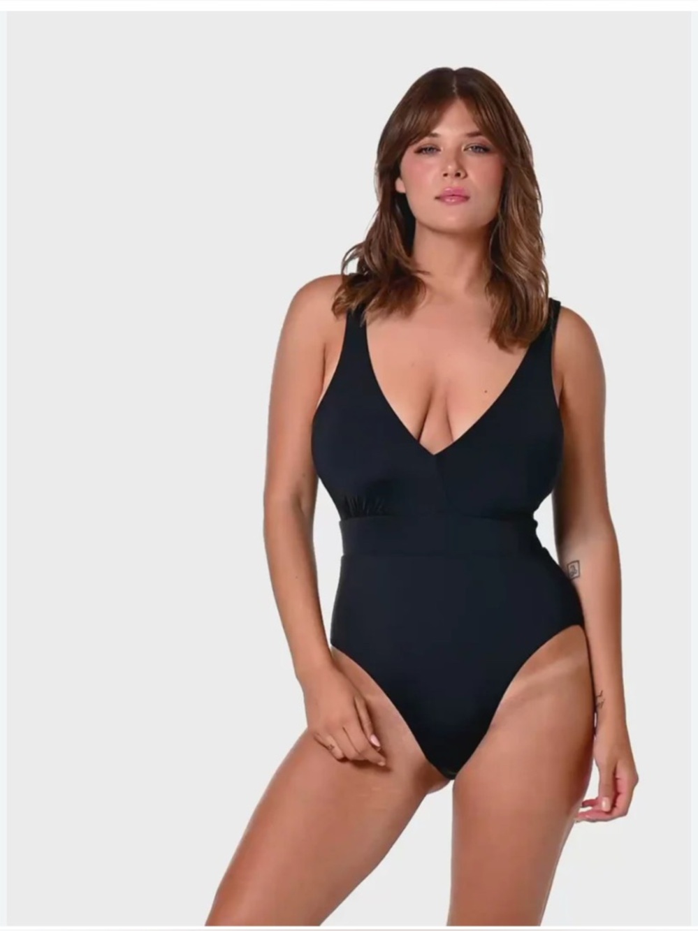 BROMELIA TRANCOSO PADDED ONE-PIECE Small black